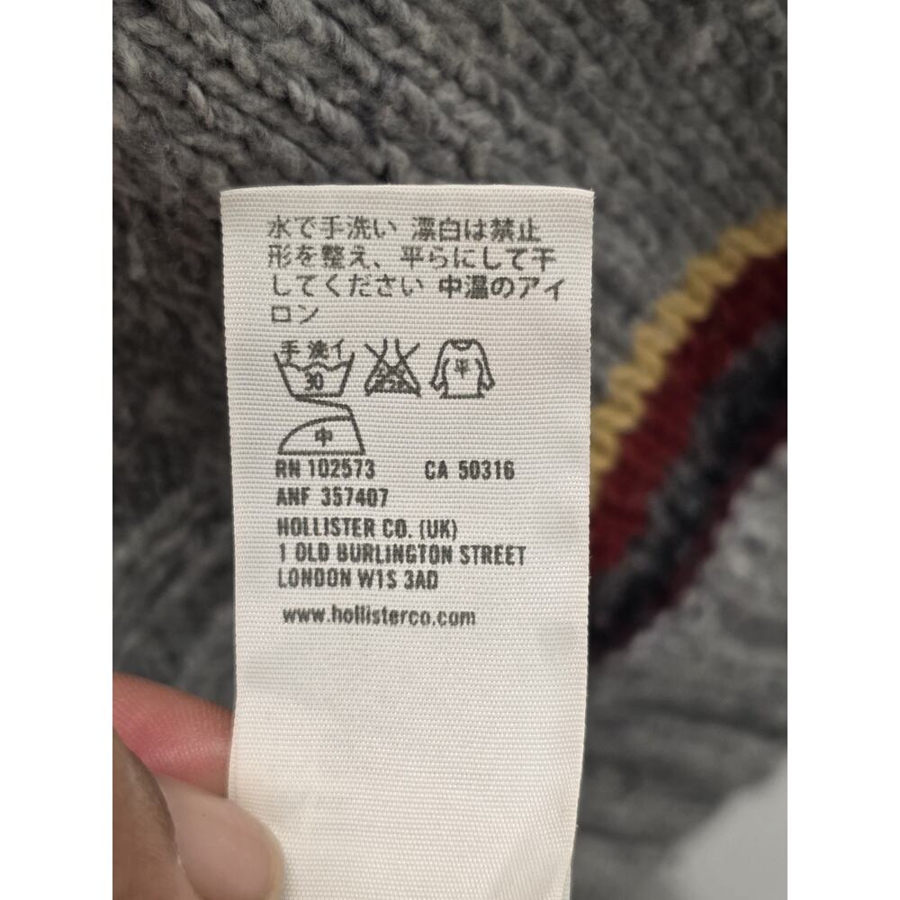 Hollister Southwestern Aztec Open Front Poncho Cardigan Sweater Size M/L - Picture 6 of 9